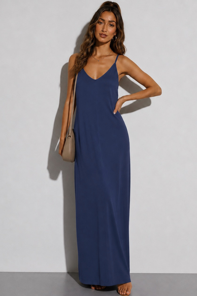 Goddess Gown - Navy