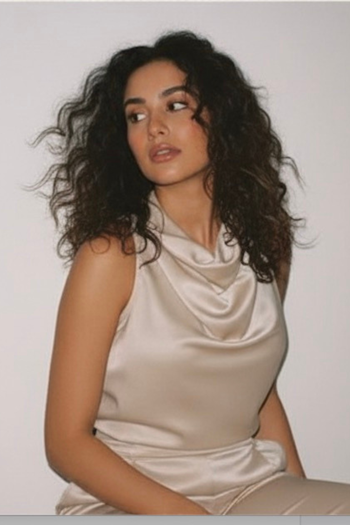 The City Satin Top - Champagne