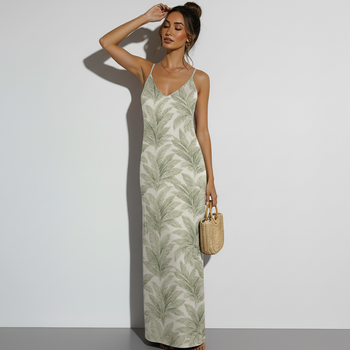 Goddess Gown V2 - Banana Leaves