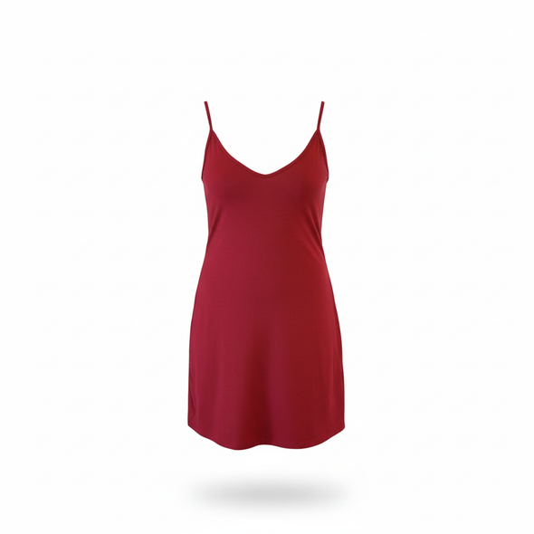 Slip Dress - Crimson