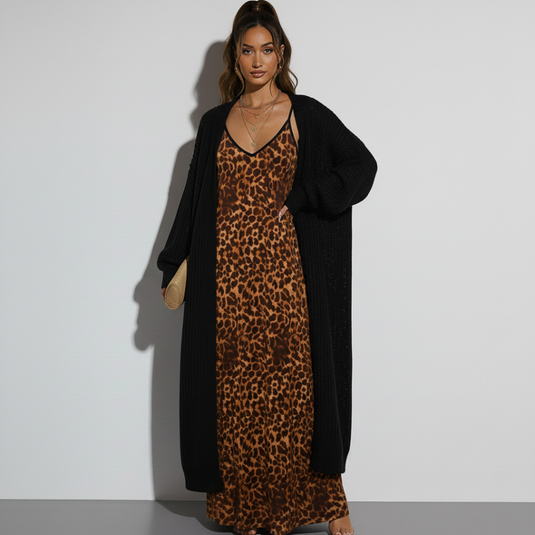 Goddess Gown - Leopard