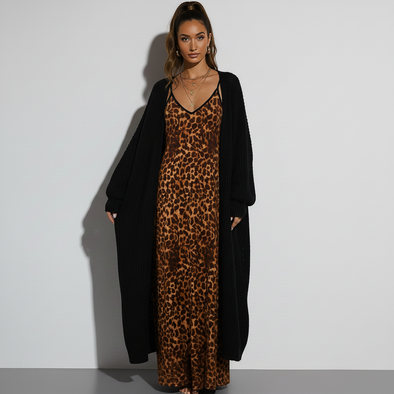 Goddess Gown - Leopard