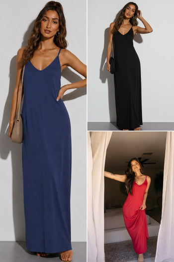 Navy, Black, Crimson - Goddess Gown Bundle